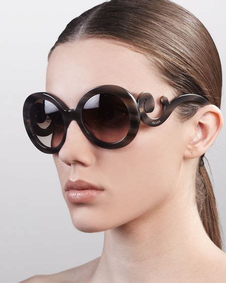 prada baroque brown|prada baroque sunglasses white.